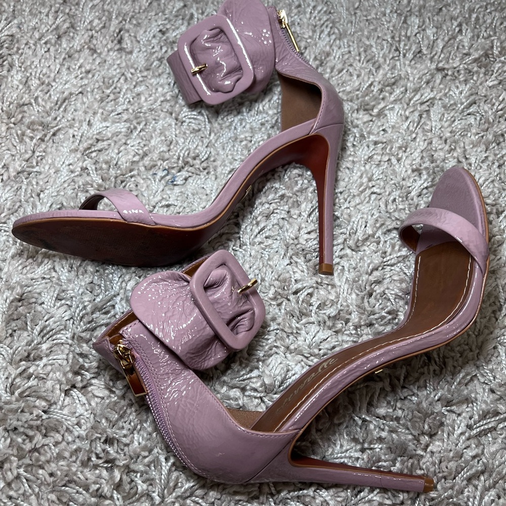Elegant Pink High Heel Sandals